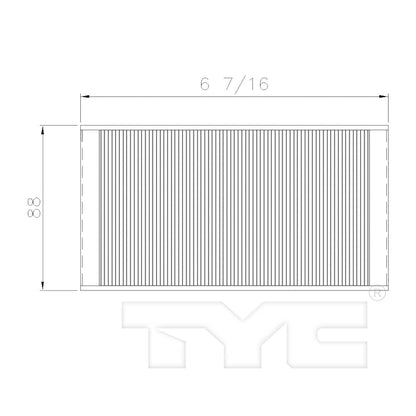 TYC Cabin Air Filter 800215P2