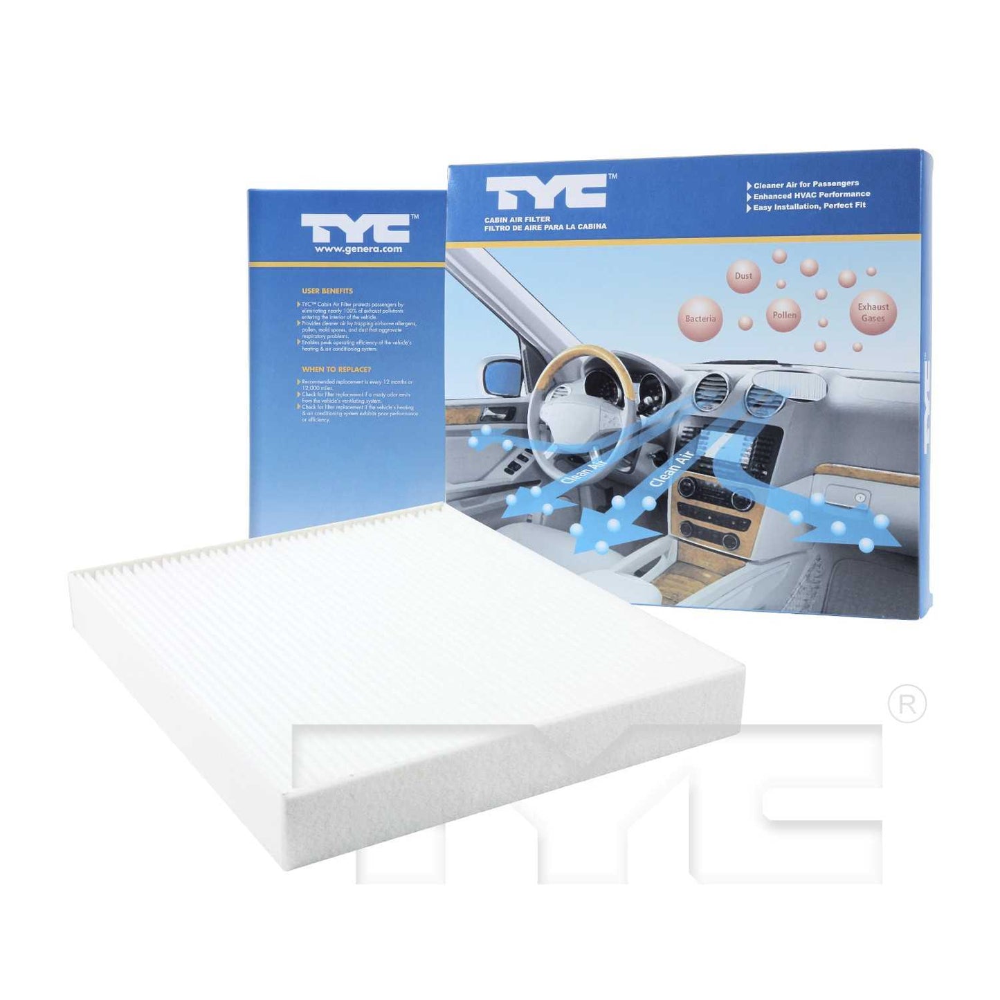 TYC Cabin Air Filter 800217P