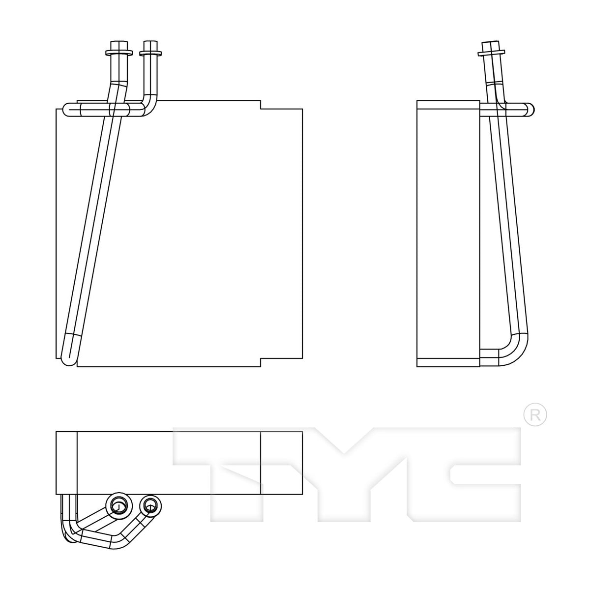 TYC A/C Evaporator Core 97181