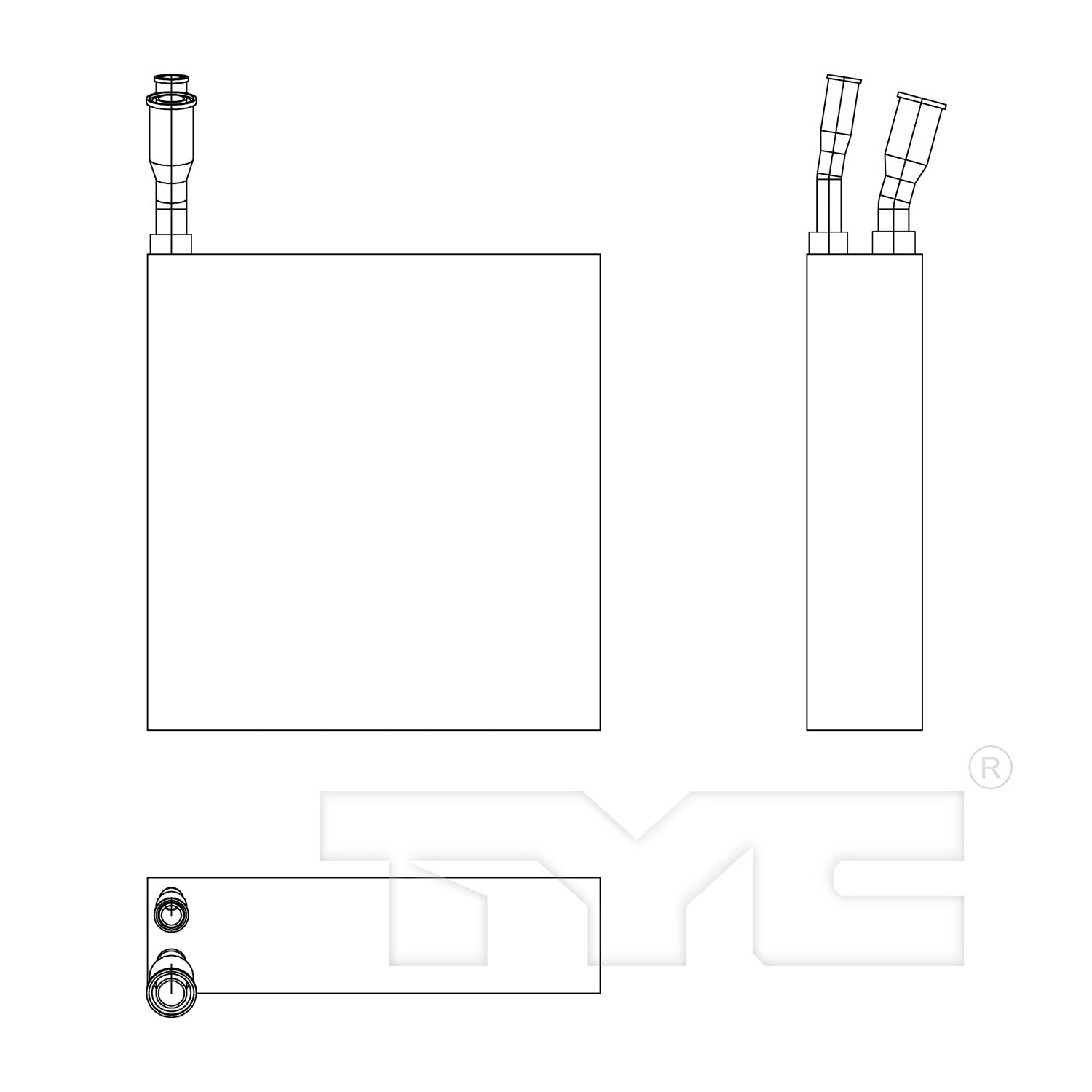 TYC A/C Evaporator Core 97189
