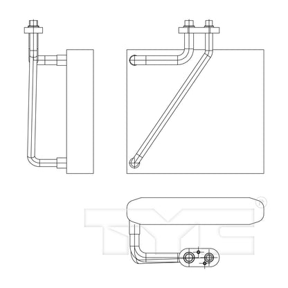 TYC A/C Evaporator Core 97210