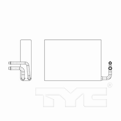 TYC A/C Evaporator Core 97237
