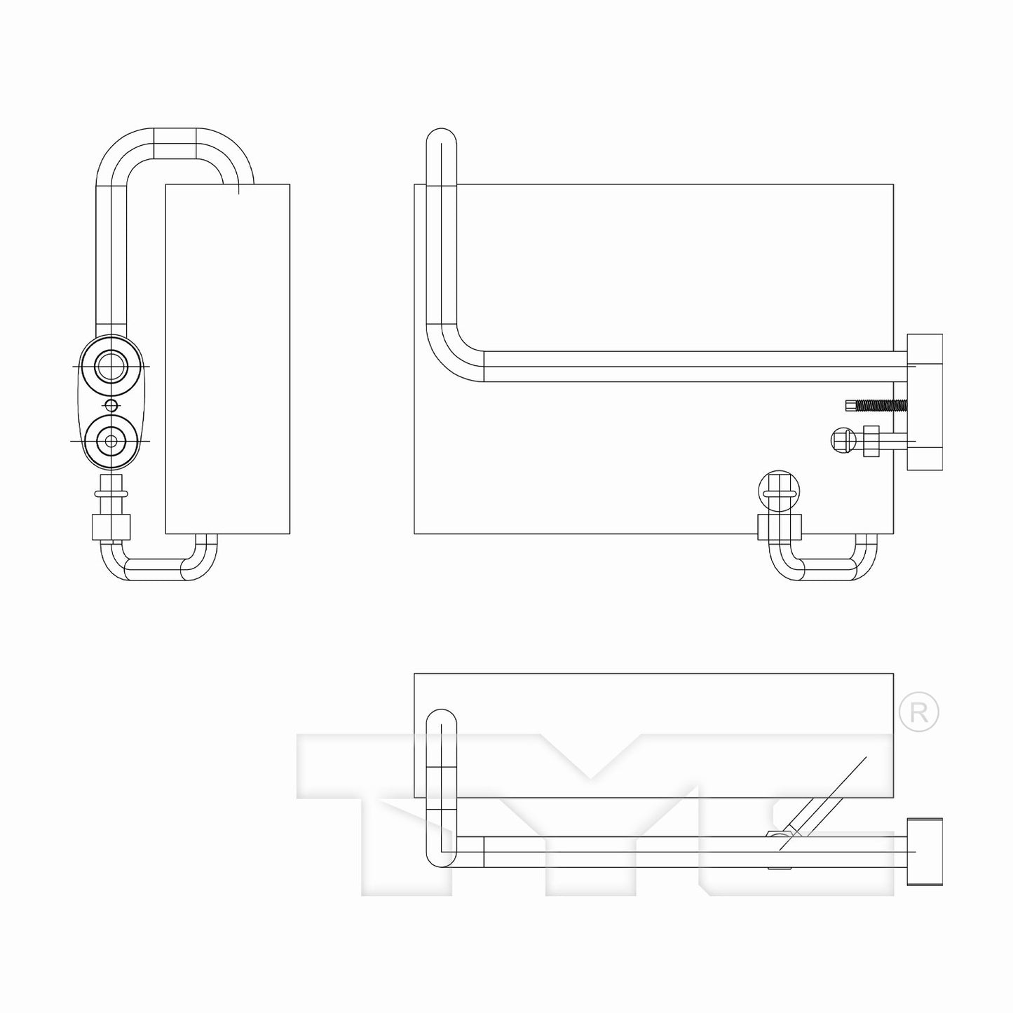 TYC A/C Evaporator Core 97271