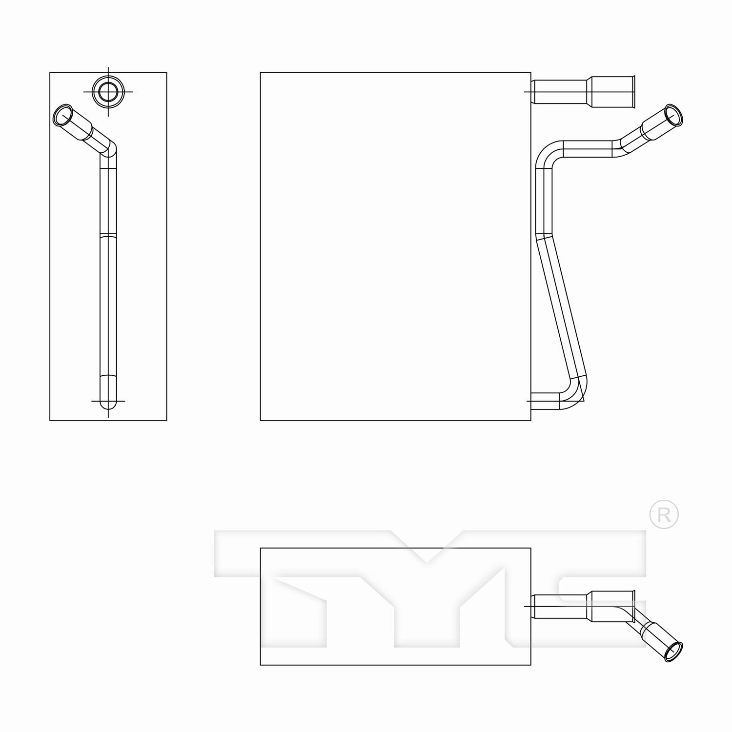 TYC A/C Evaporator Core 97279