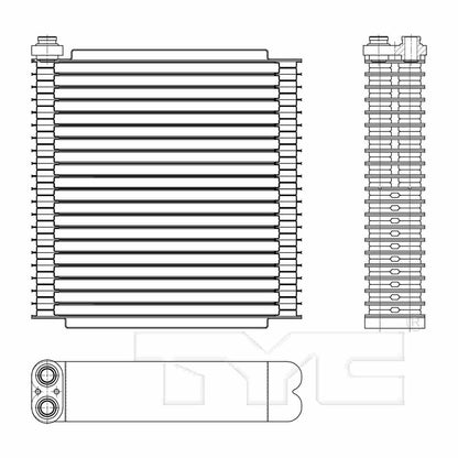 TYC A/C Evaporator Core 97294