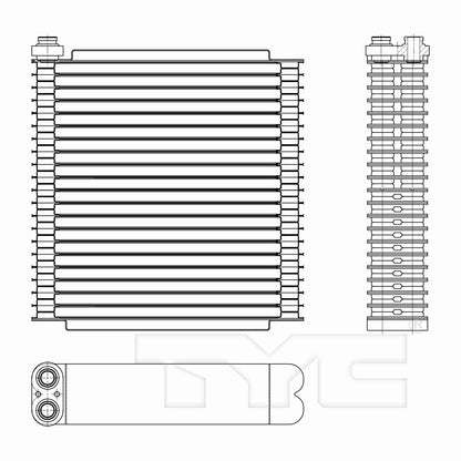 TYC A/C Evaporator Core 97294