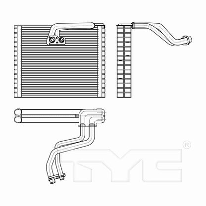 TYC A/C Evaporator Core 97302
