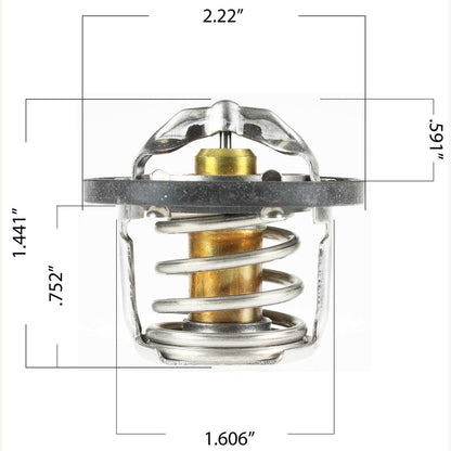 Motorad Engine Coolant Thermostat 4057-85