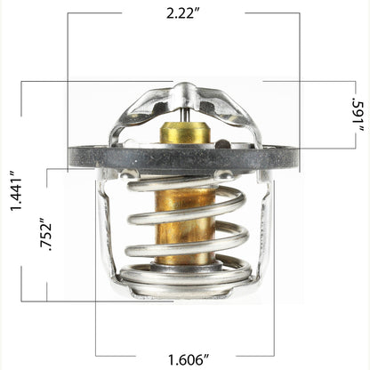 Motorad Engine Coolant Thermostat 4057-85