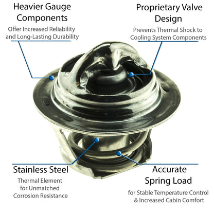 Motorad Engine Coolant Thermostat 5474-180