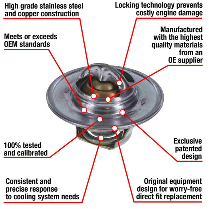 Motorad Engine Coolant Thermostat 7200-180