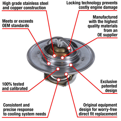 Motorad Engine Coolant Thermostat 7200-180