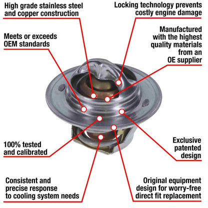Motorad Engine Coolant Thermostat 7202-192