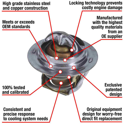 Motorad Engine Coolant Thermostat 7203-180