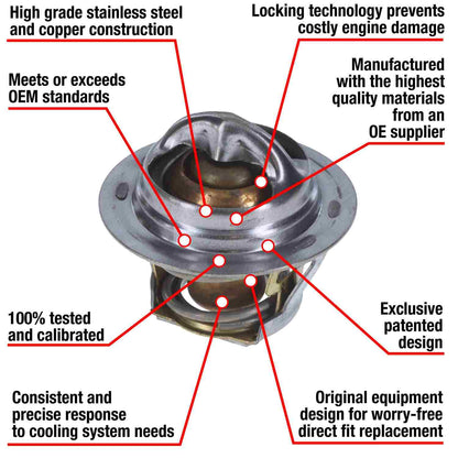 Motorad Engine Coolant Thermostat 7203-195
