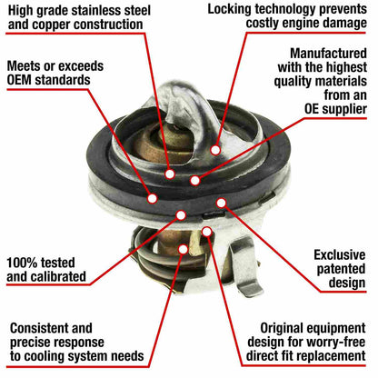 Motorad Engine Coolant Thermostat 7207-180