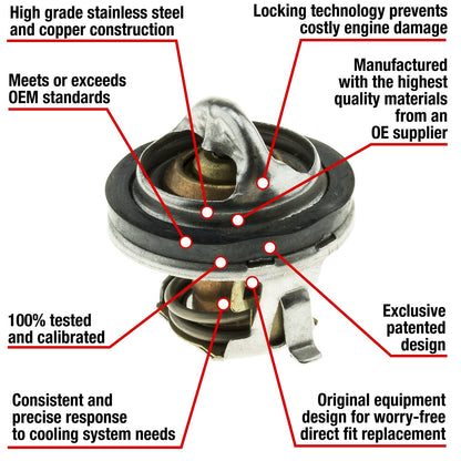 Motorad Engine Coolant Thermostat 7207-180
