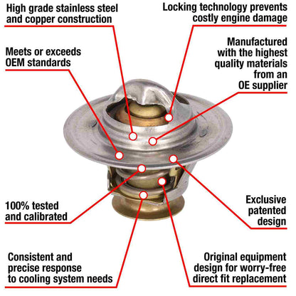 Motorad Engine Coolant Thermostat 7226-180