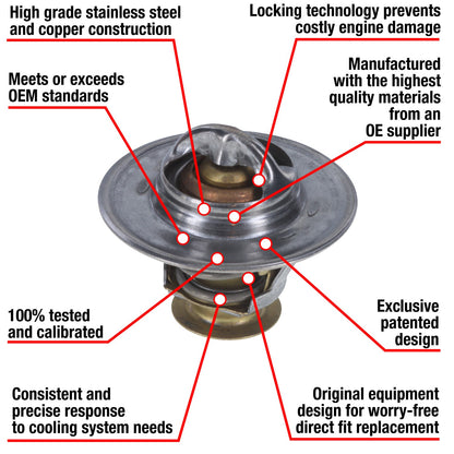 Motorad Engine Coolant Thermostat 7226-195