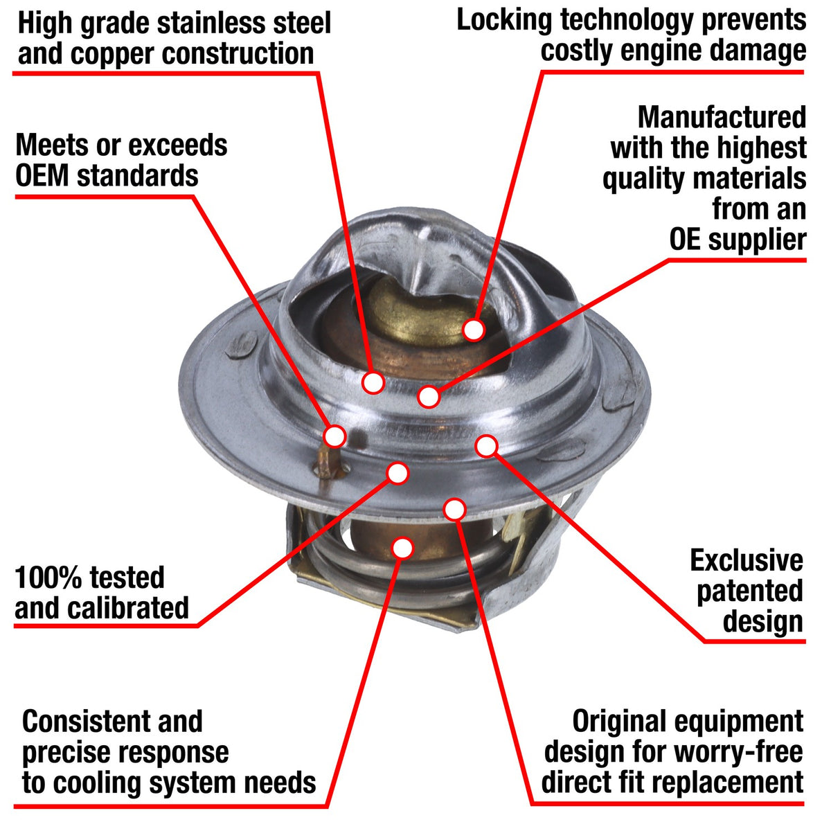 Motorad Engine Coolant Thermostat 7239-192
