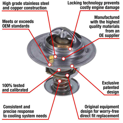 Motorad Engine Coolant Thermostat 7242-192