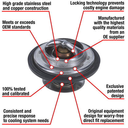 Motorad Engine Coolant Thermostat 7248-180