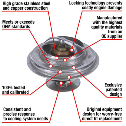 Motorad Engine Coolant Thermostat 7273-192