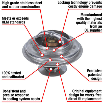 Motorad Engine Coolant Thermostat 7273-192