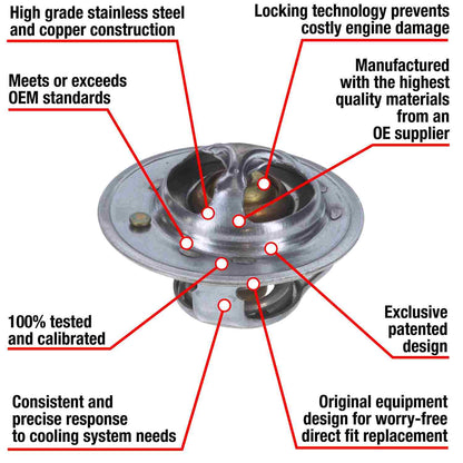 Motorad Engine Coolant Thermostat 7294-170