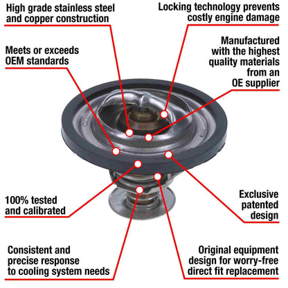 Motorad Engine Coolant Thermostat 7303-180