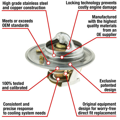 Motorad Engine Coolant Thermostat 7323-192