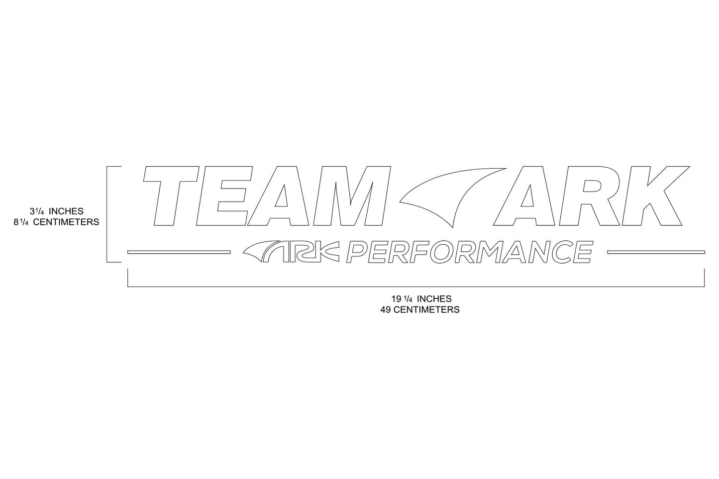 ARK TEAM ARK Large Windshield Banner