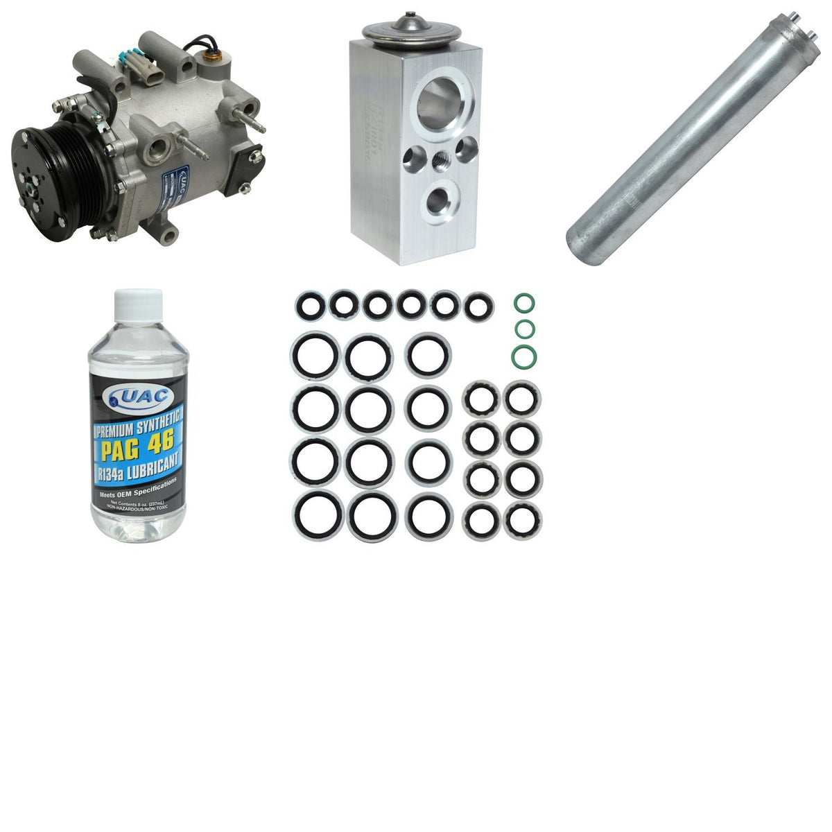 UAC A/C Compressor and Component Kit KT3725 main image
