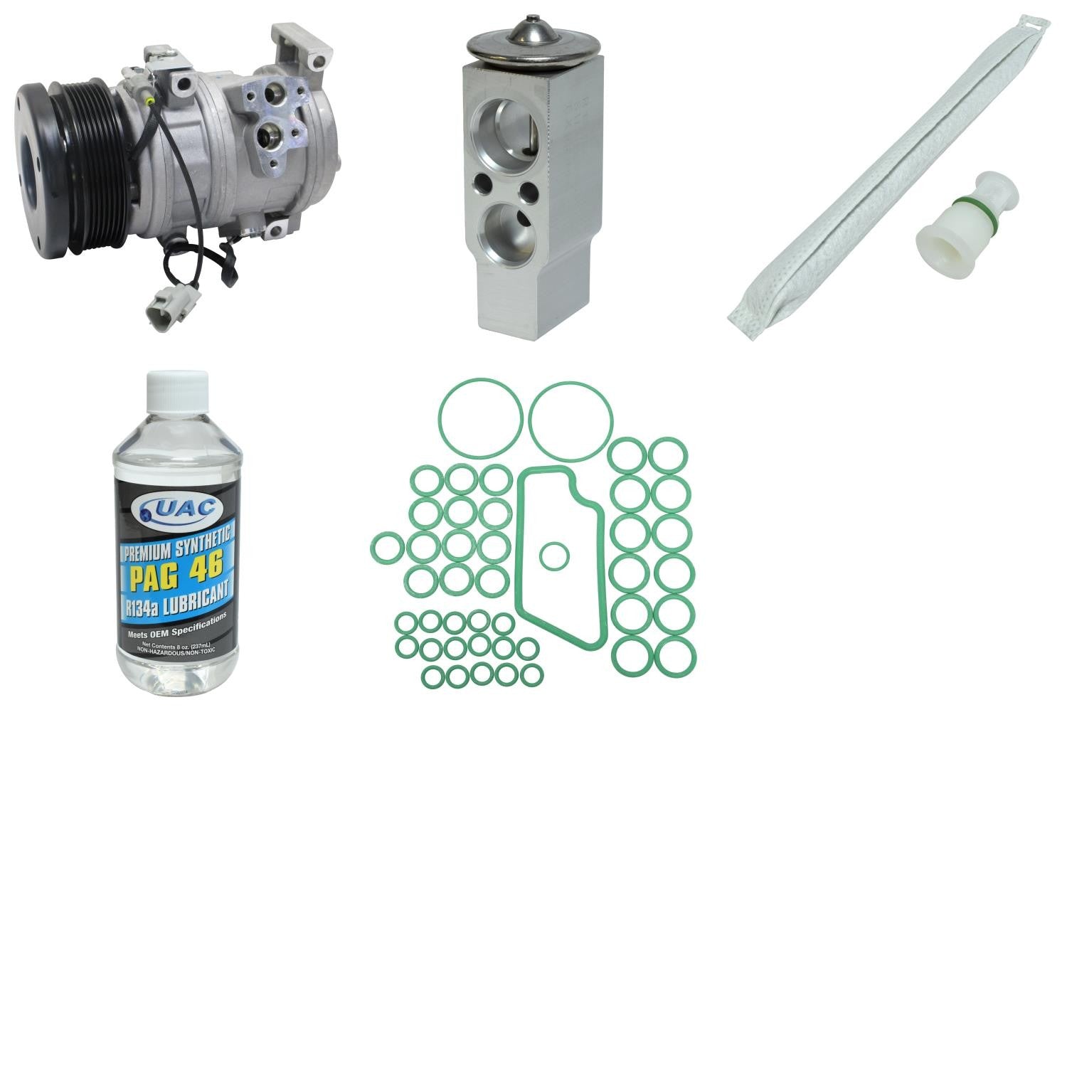 UAC A/C Compressor and Component Kit KT4068 main image