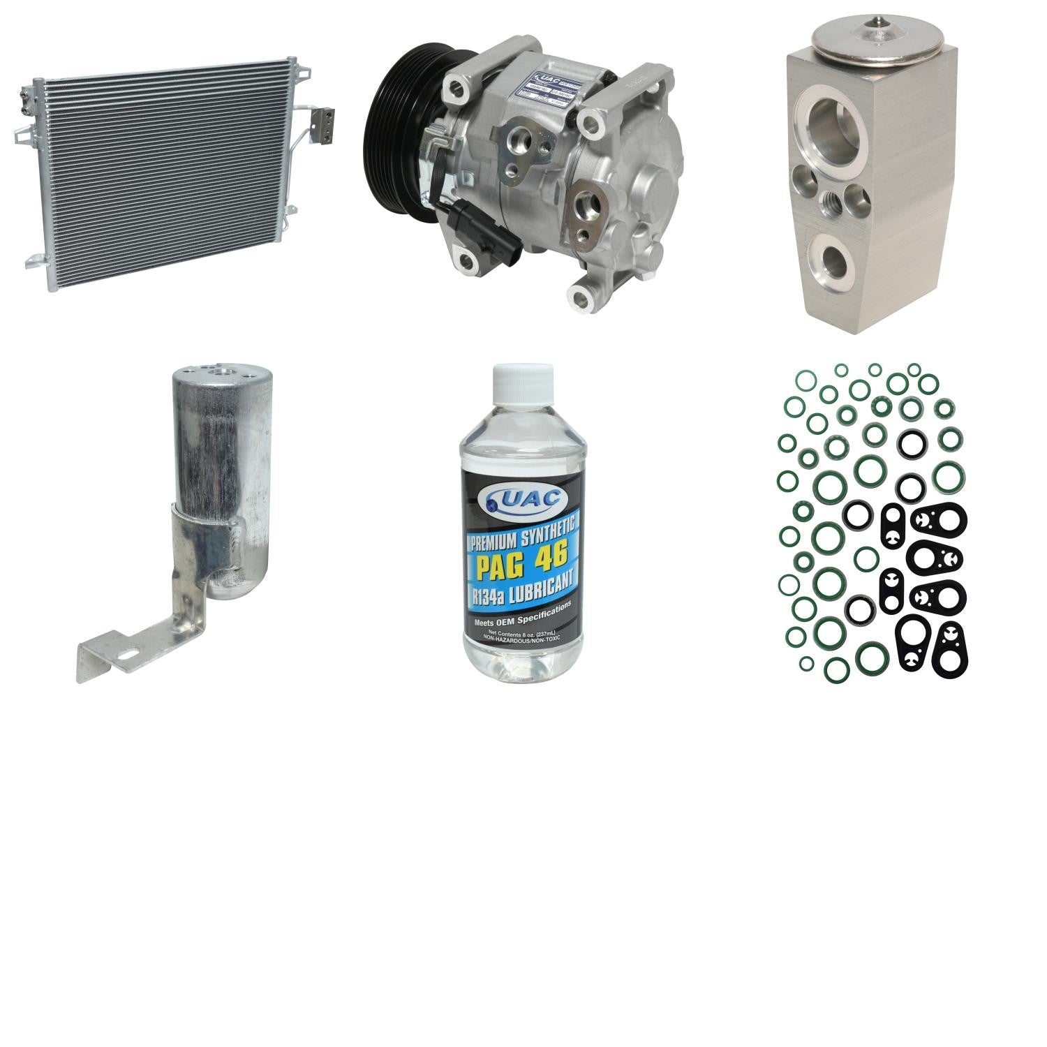 UAC A/C Compressor and Component Kit KT5034A main image