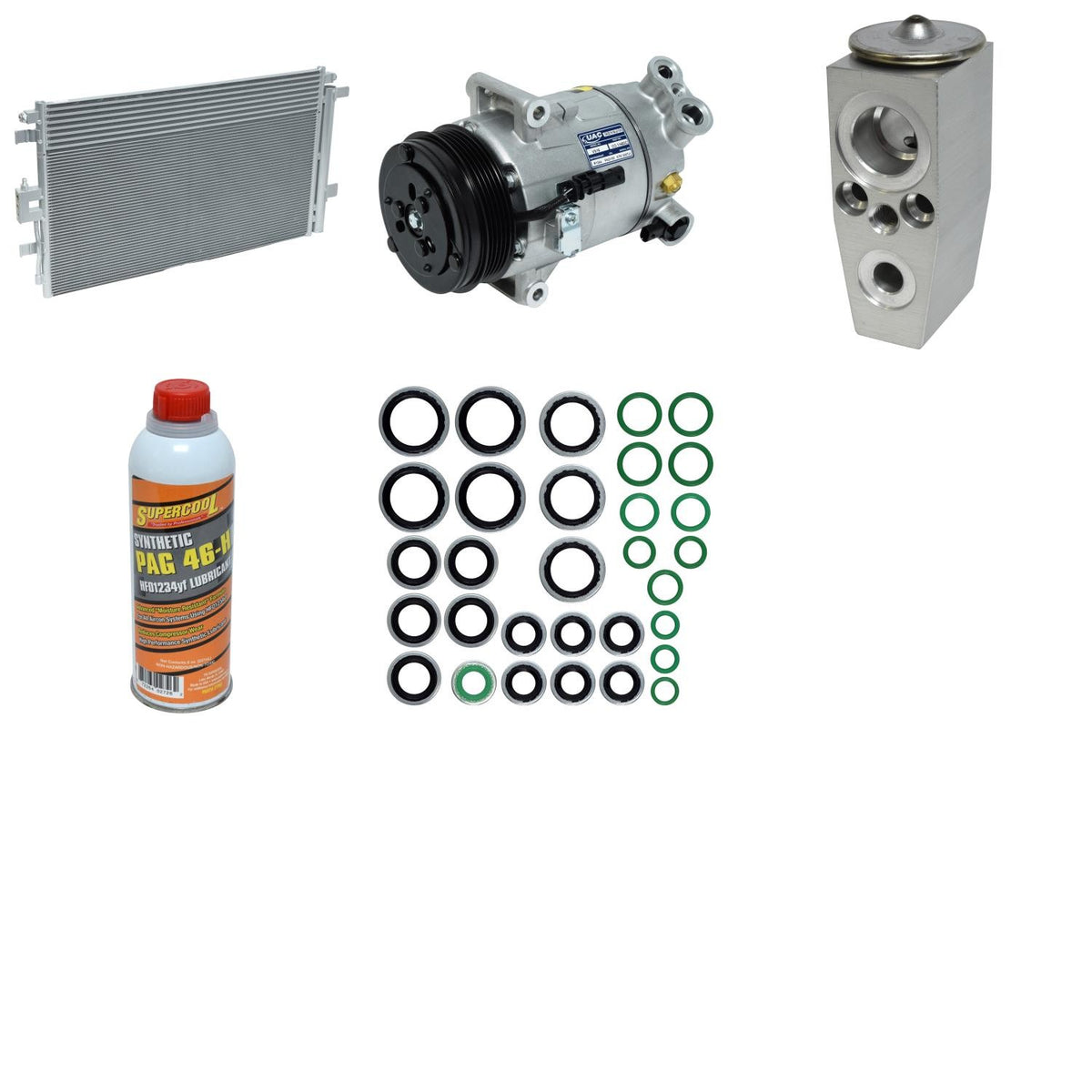 UAC A/C Compressor and Component Kit KT5502A main image