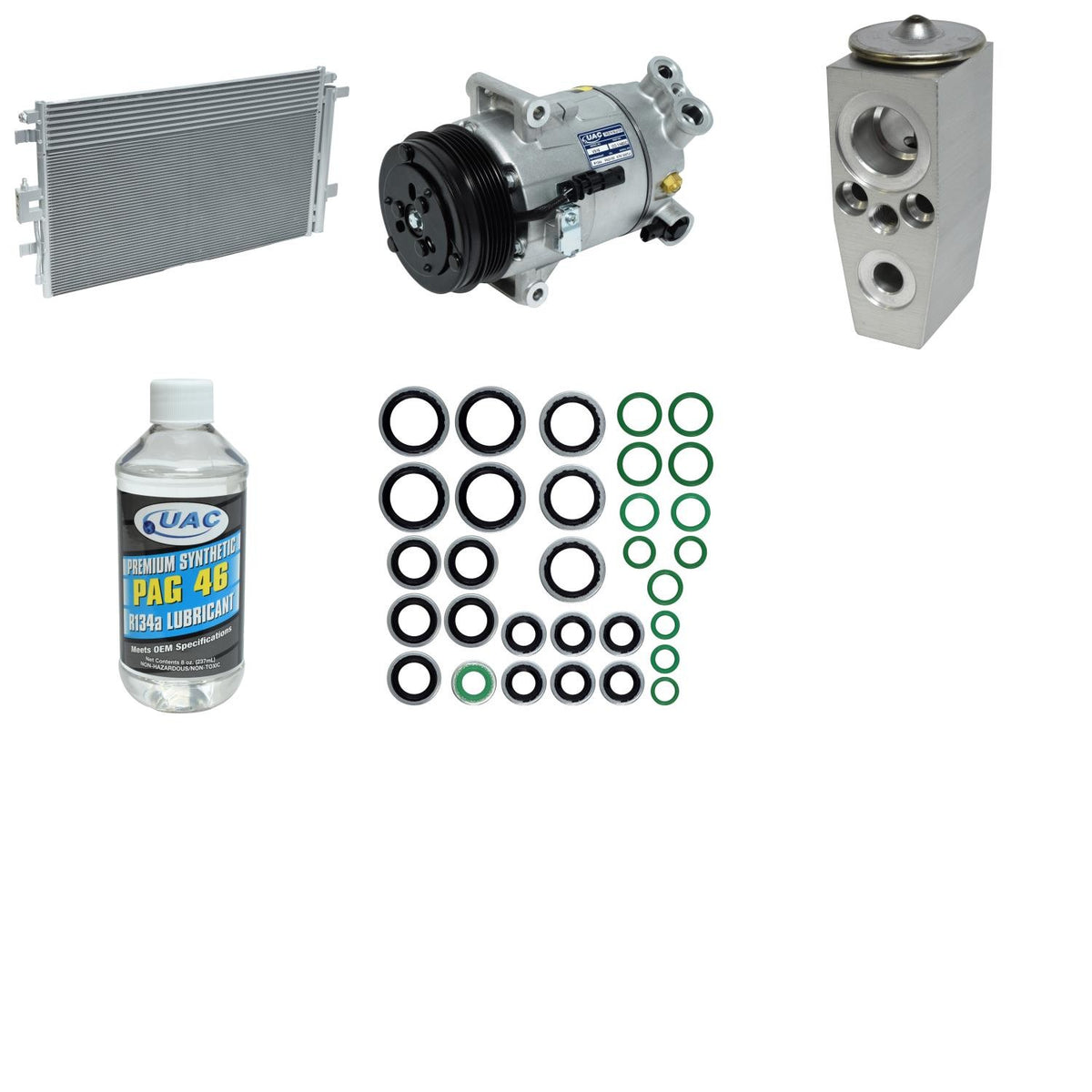 UAC A/C Compressor and Component Kit KT5503A main image