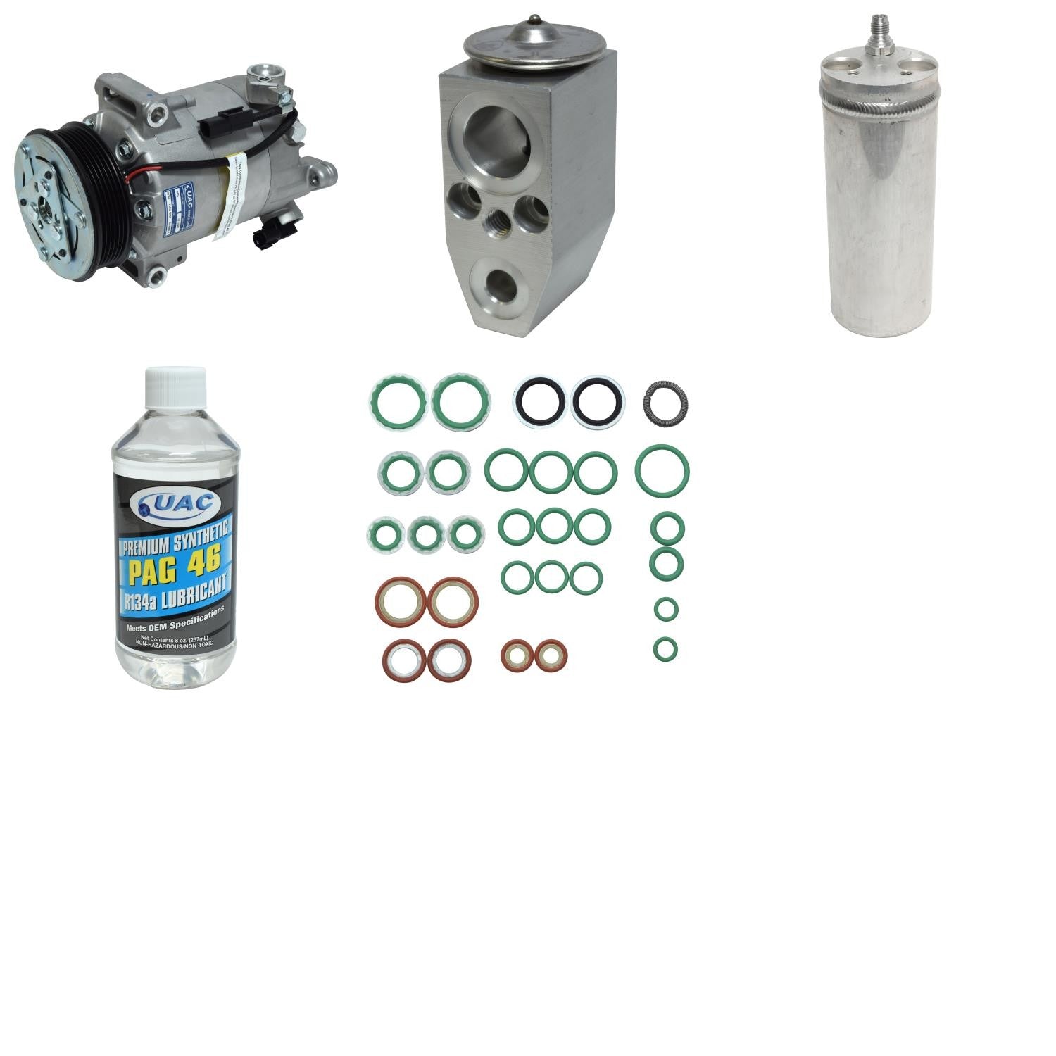 UAC A/C Compressor and Component Kit KT6039 main image