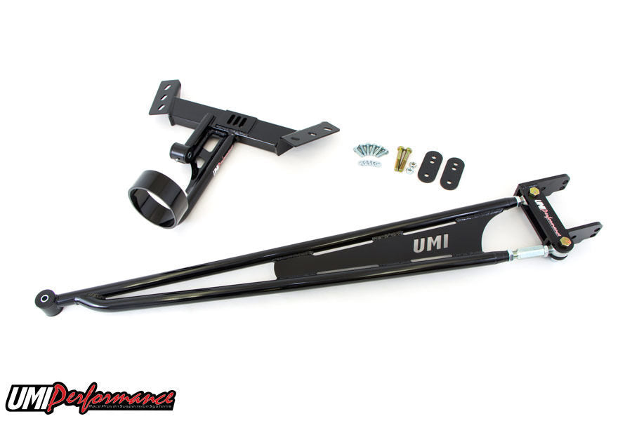 UMI Performance 82-92 GM F-Body Tunnel Mounted Trq. Arm Fits T5 700R4- W/ Loop - Black 2217-B