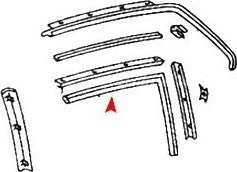 URO Convertible Top Seal 1077200578