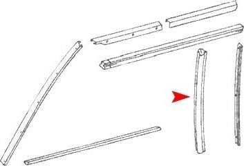 URO Convertible Top Seal 1077250666