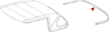 URO Convertible Top Case Seal, Each, D1:1077710098, D1S:107 771 00 98, JP1