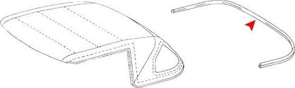 URO Convertible Top Case Seal, Each, D1:1077710098, D1S:107 771 00 98, JP1