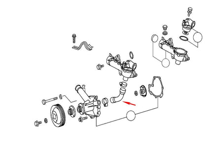 URO Radiator Coolant Hose 1112030282