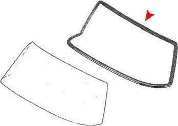 URO Windshield Seal 1116705639