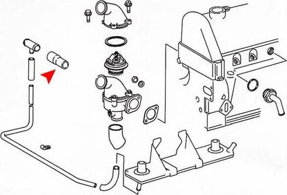 URO HVAC Heater Hose