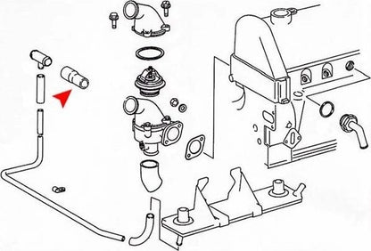 URO HVAC Heater Hose 1118310094
