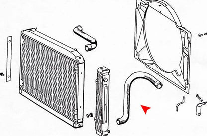URO Radiator Coolant Hose