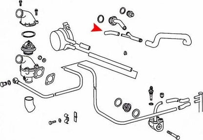 URO Radiator Coolant Hose 1142030182