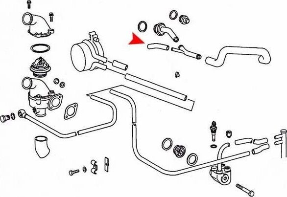 URO Radiator Coolant Hose 1142030182